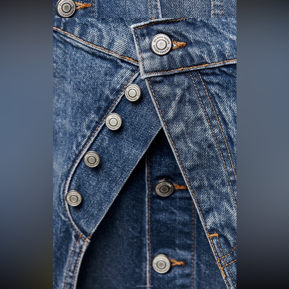 NET Zara Denim Mini Dress - Picture 10 of 11